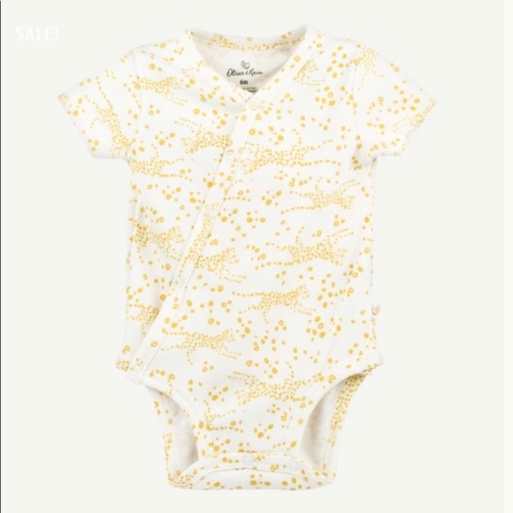 Oliver & Rain Other - 🔥3/$24 Oliver&Rain Gold Cheetah Baby Kimono